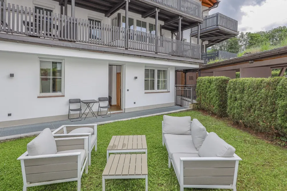 KITZIMMO-Garten Apartment mit touristischer Widmung kaufen - Immobilien Kitzbühel.