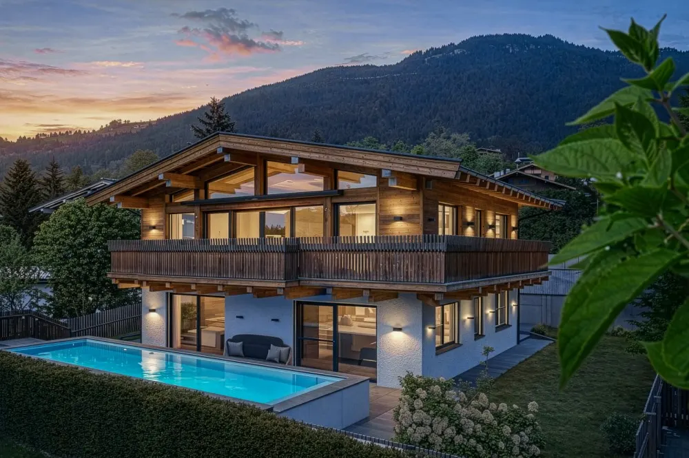 KITZIMMO-Luxusvilla mit Pool in Toplage am Sonnberg kaufen - Immobilien Kitzbühel.-1