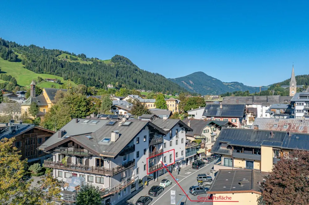 KITZIMMO-Repräsentatives Büro in Top-Zentrumslage mieten - Immobilien Kitzbühel.