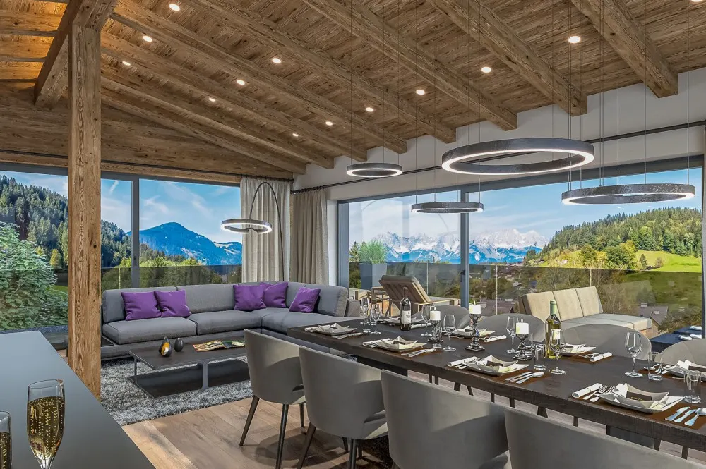 KITZIMMO-Luxuswohnungen am Hahnenkamm kaufen - Immobilien Kitzbühel.