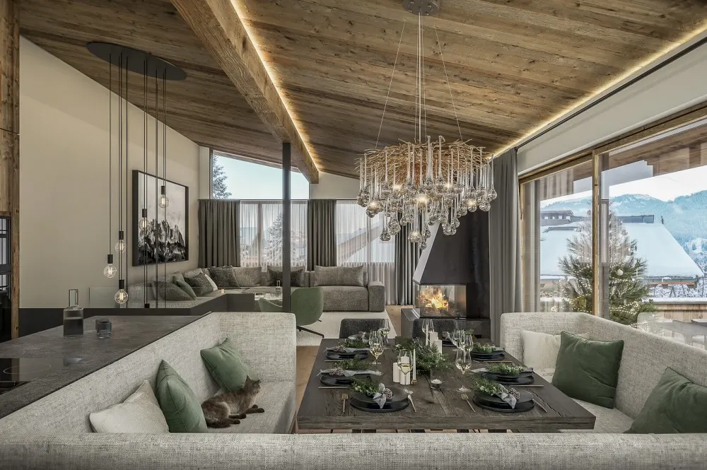 KITZIMMO-Hochwertiges Neubauchalet in Toplage kaufen - Immobilie Kitzbühel.