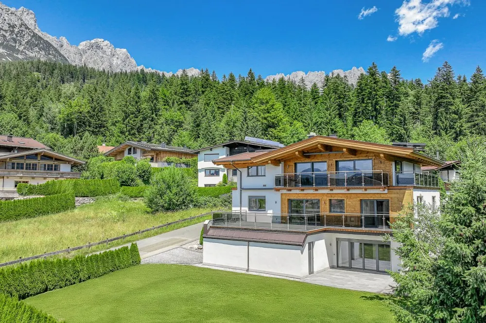 KITZIMMO-Neubauvilla in sonniger Top-Ruhelage kaufen - Immobilien Ellmau am Wilden Kaiser.