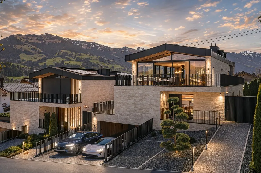 KITZIMMO-Luxusvilla mit Pool am Hahnenkamm - Immobilien Kitzbühel.