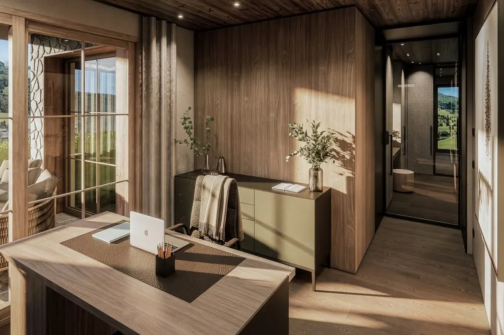 KITZIMMO-Grundstück mit Baugenehmigung in einzigartiger Toplage am Lebenberg - Immobilien Kitzbühel.