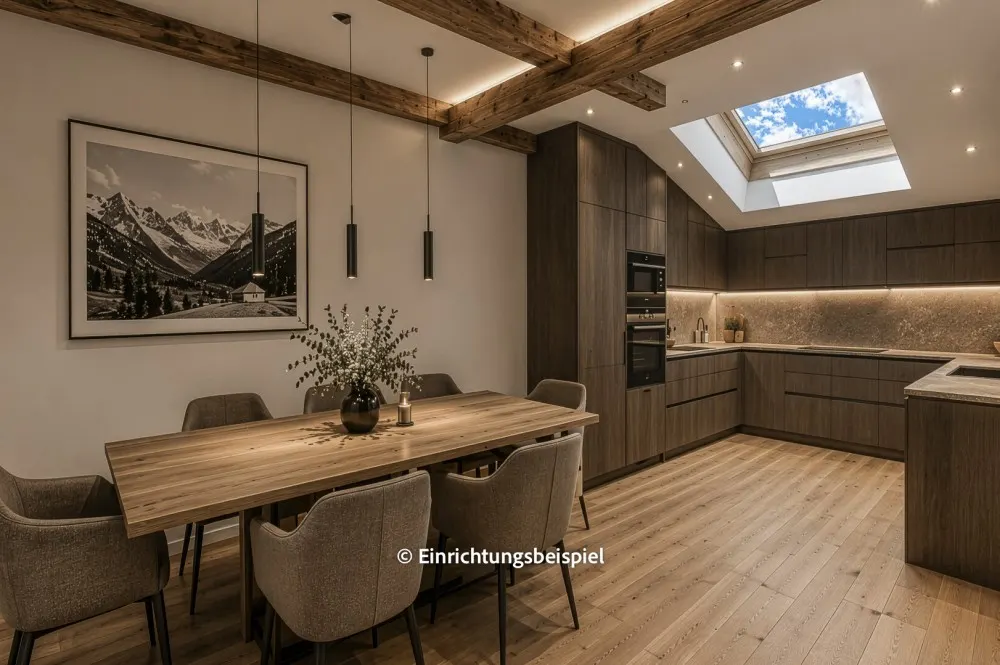 KITZIMMO-Dachgeschosswohnung in Ruhelage mit Kaiserblick kaufen - Immobilien Oberndorf.