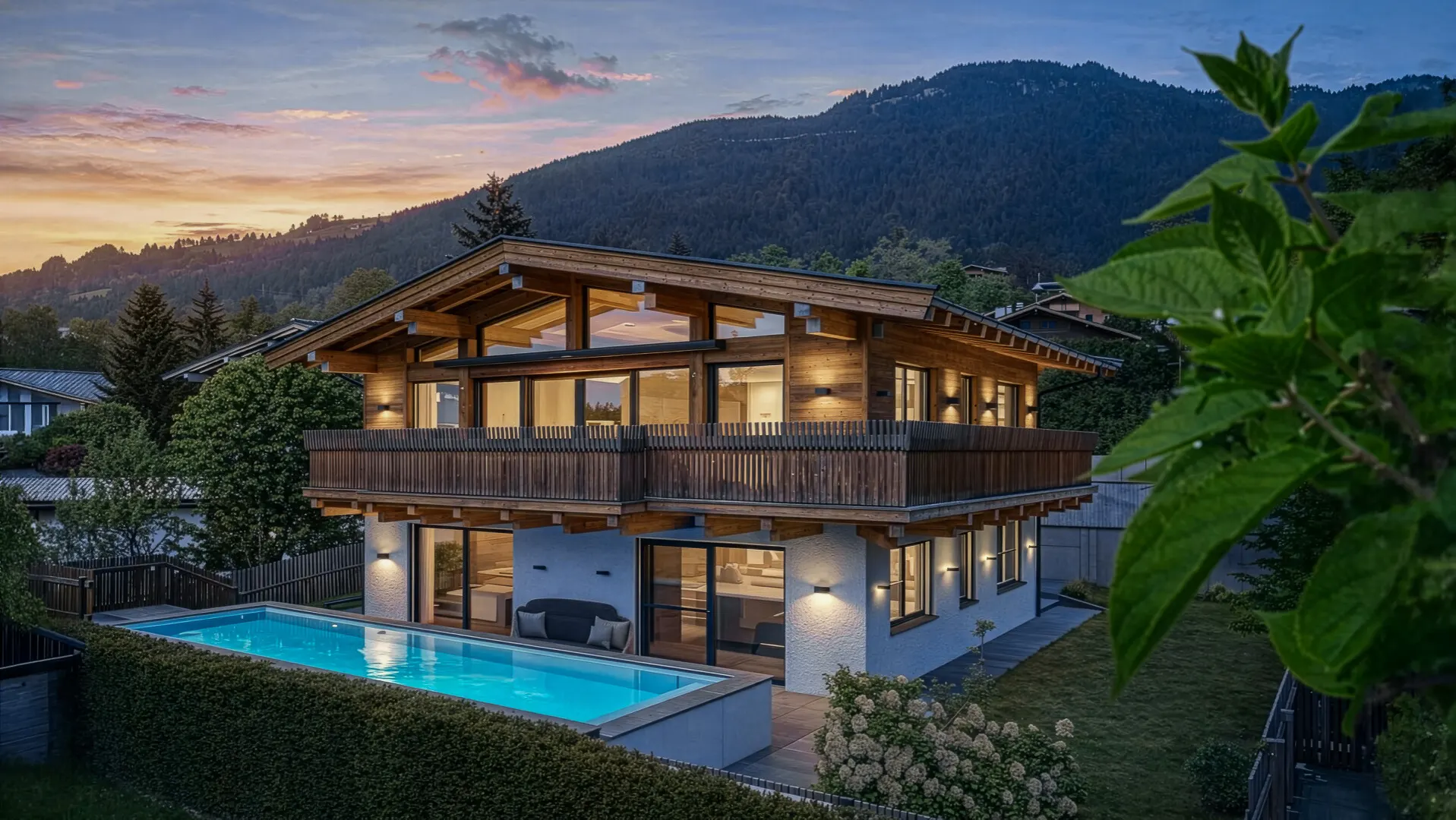 KITZIMMO-Luxusvilla mit Pool in Toplage am Sonnberg kaufen - Immobilien Kitzbühel.-1