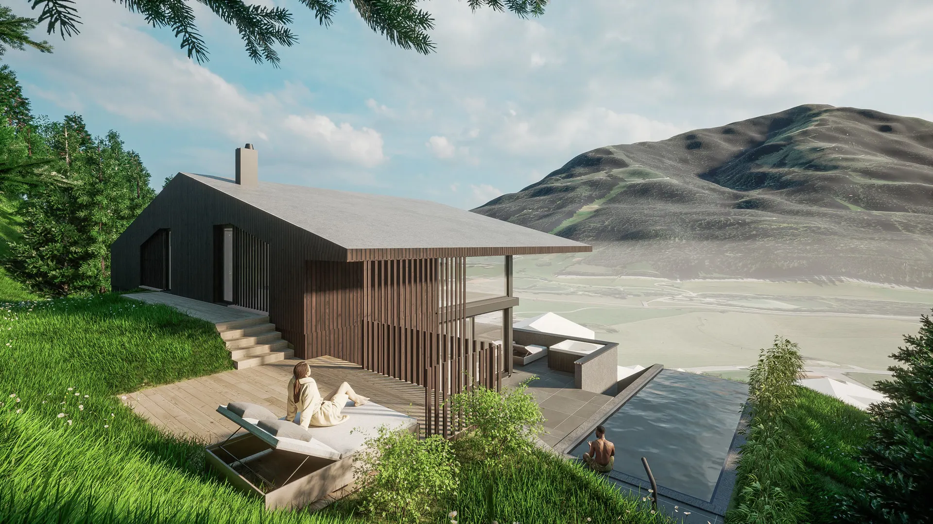 KITZIMMO-Luxusvilla mit Freizeitwohnsitz kaufen - Immobilien Brixen in Thale.