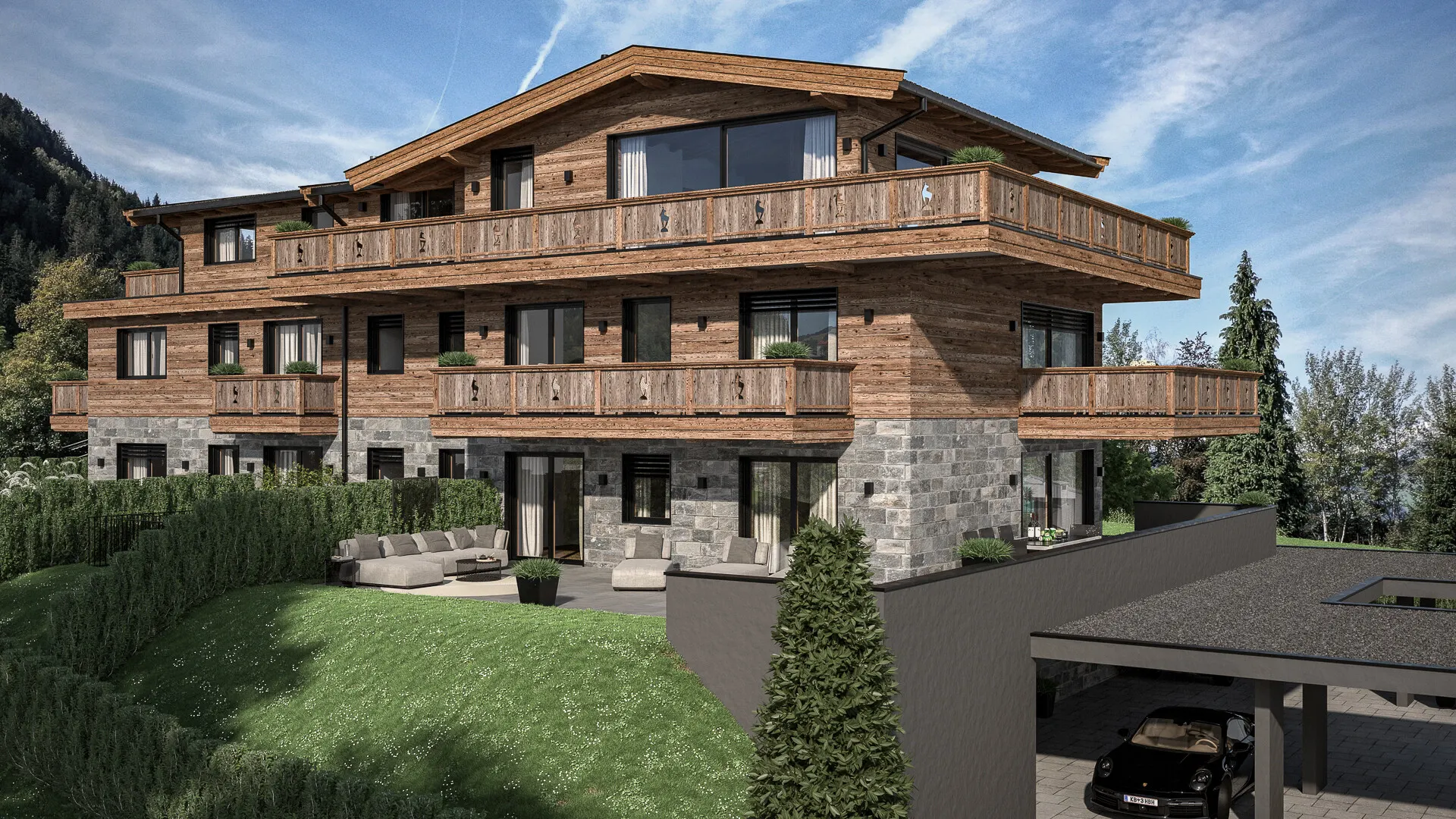 KITZIMMO-Luxuswohnungen am Hahnenkamm kaufen - Immobilien Kitzbühel.
