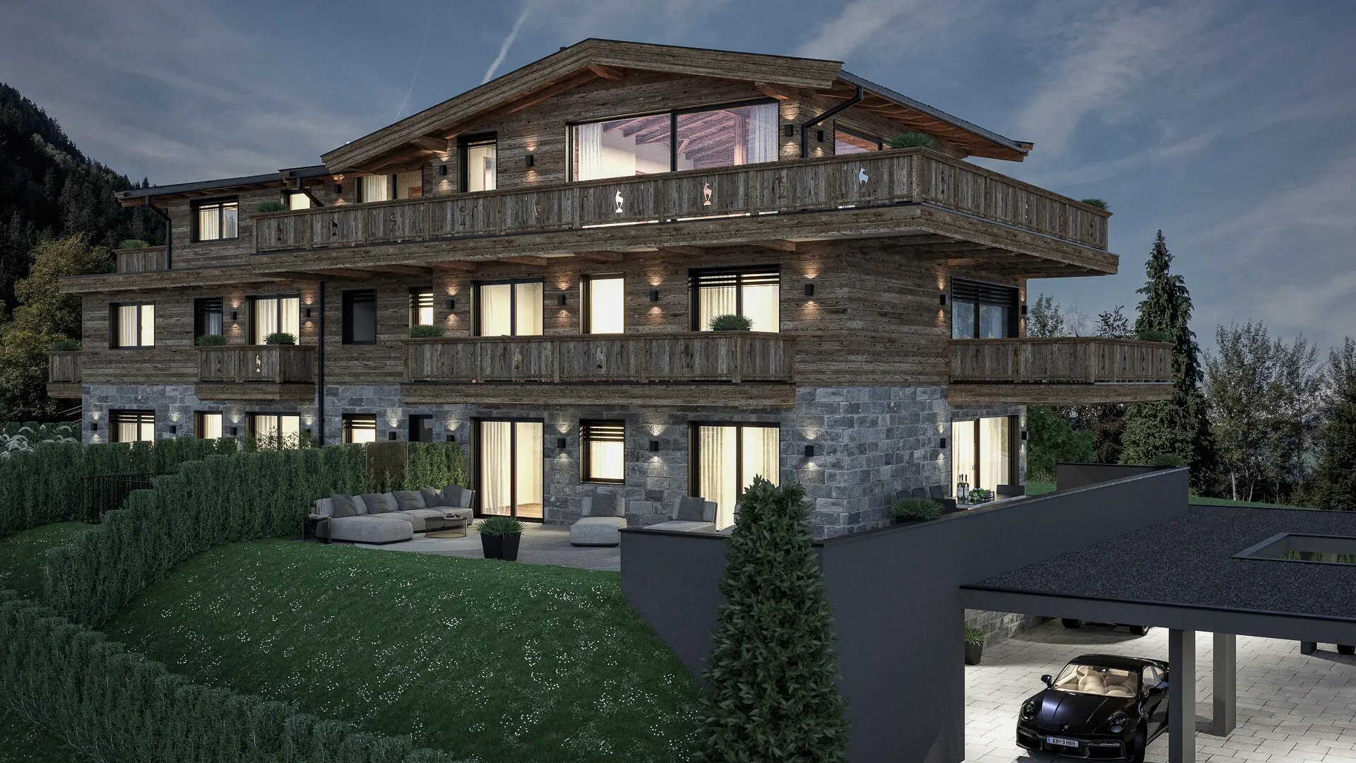KITZIMMO-Luxuswohnungen am Hahnenkamm kaufen - Immobilien Kitzbühel.