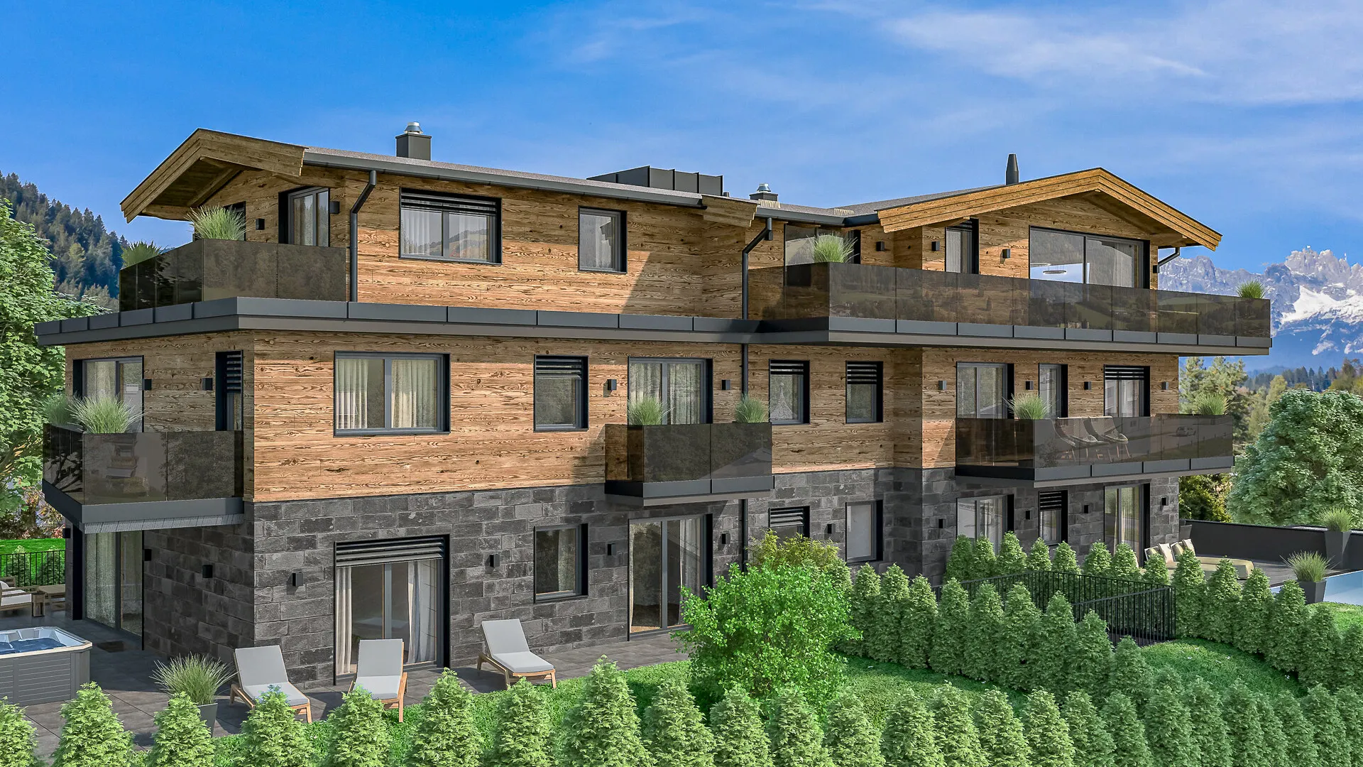 KITZIMMO-Luxuswohnungen am Hahnenkamm kaufen - Immobilien Kitzbühel.