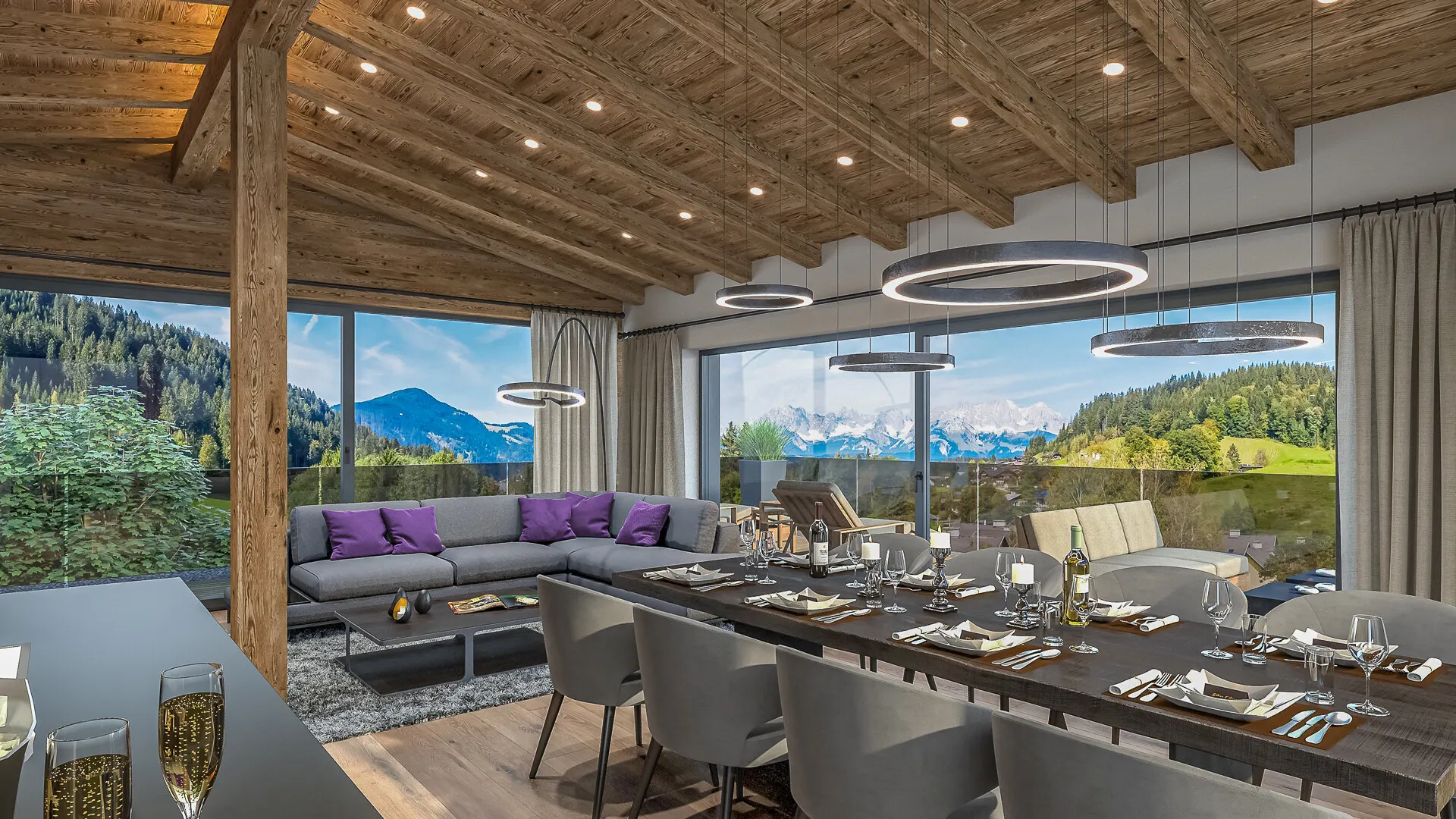 KITZIMMO-Luxuswohnungen am Hahnenkamm kaufen - Immobilien Kitzbühel.