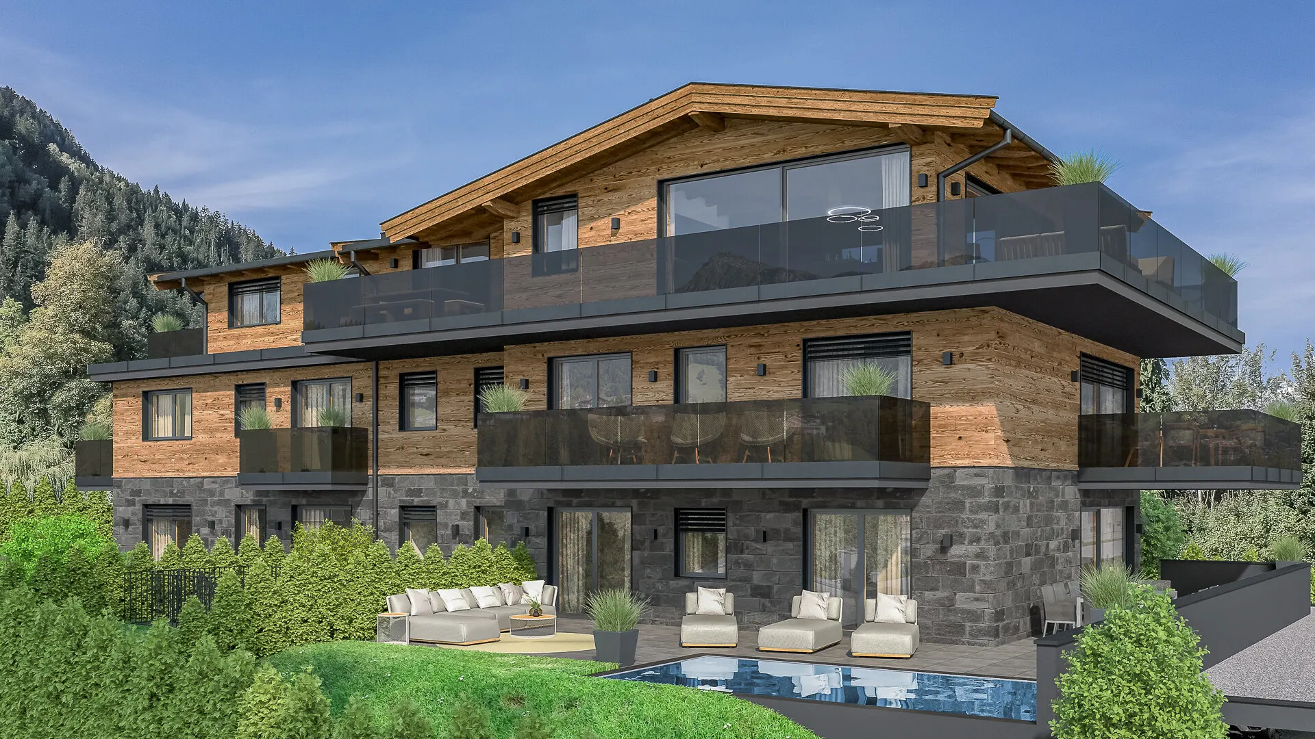 KITZIMMO-Luxus-Penthouse am Hahnenkamm kaufen - Immobilien Kitzbühel.