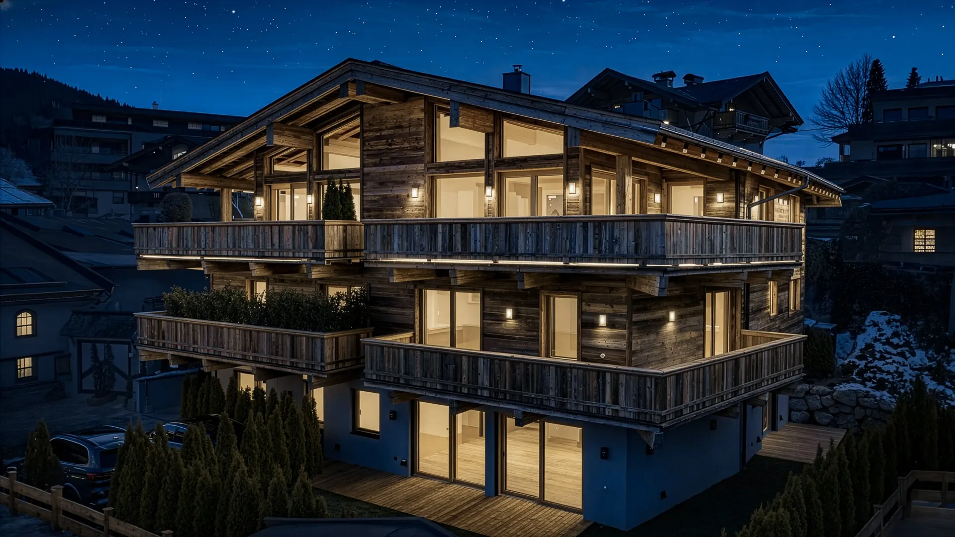 KITZIMMO-Luxus-Neubau-Penthouse in Toplage kaufen - Immobilien Kirchberg.