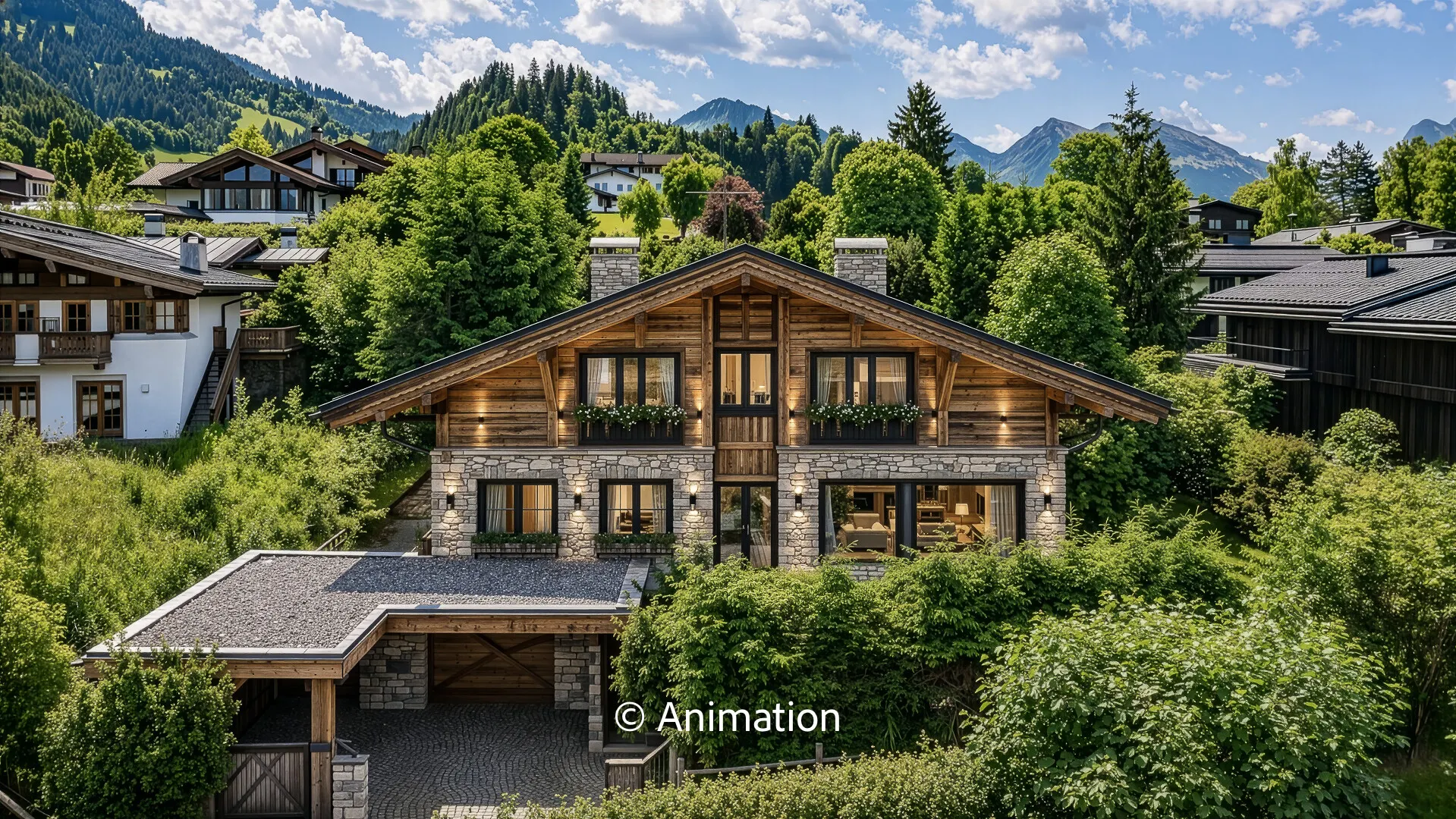 KITZIMMO-Baugrundstück mit Altbestand in Toplage auf der Bichlalm - Immobilien Kitzbühel.-1