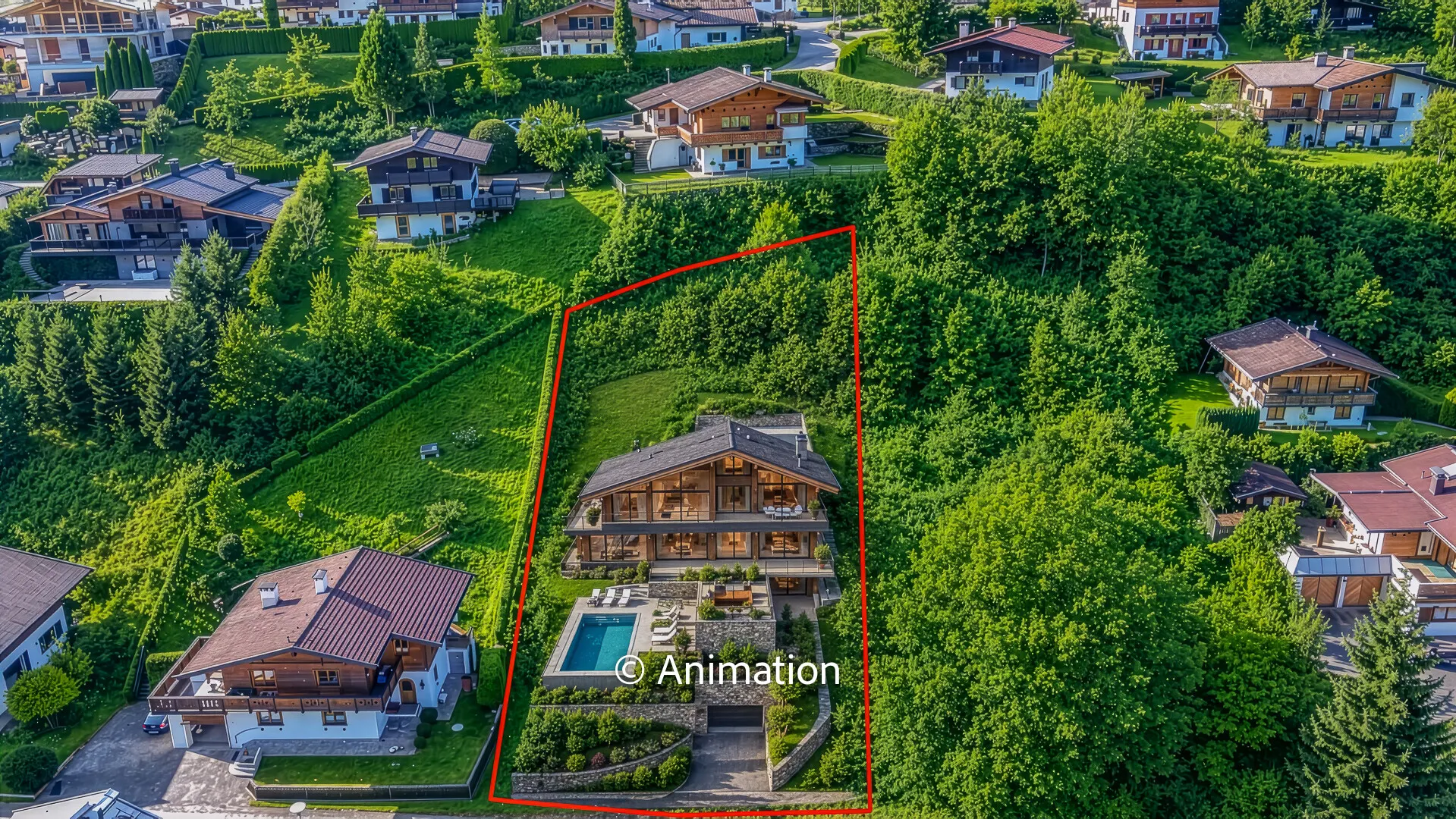 KITZIMMO-Baugrundstück mit Bergblick kaufen - Immobilien Kitzbühel.