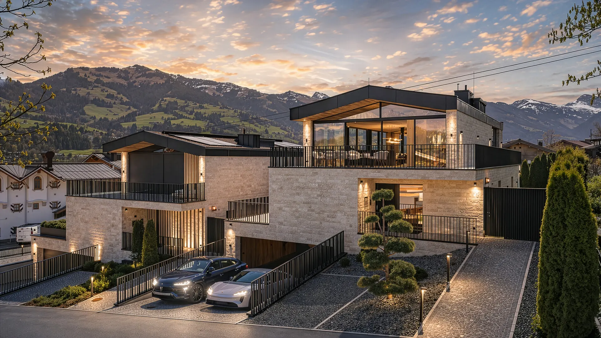 KITZIMMO-Luxusvilla mit Pool am Hahnenkamm - Immobilien Kitzbühel.