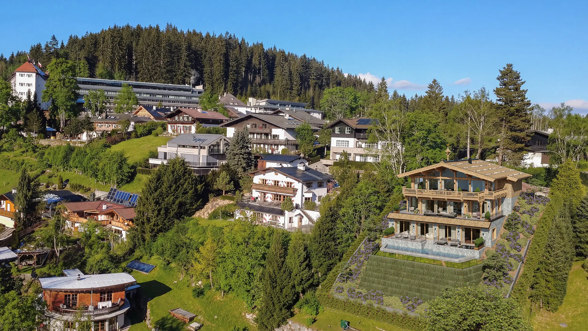 KITZIMMO-Luxusvilla in einzigartiger Toplage am Lebenberg kaufen - Immobilien Kitzbühel.