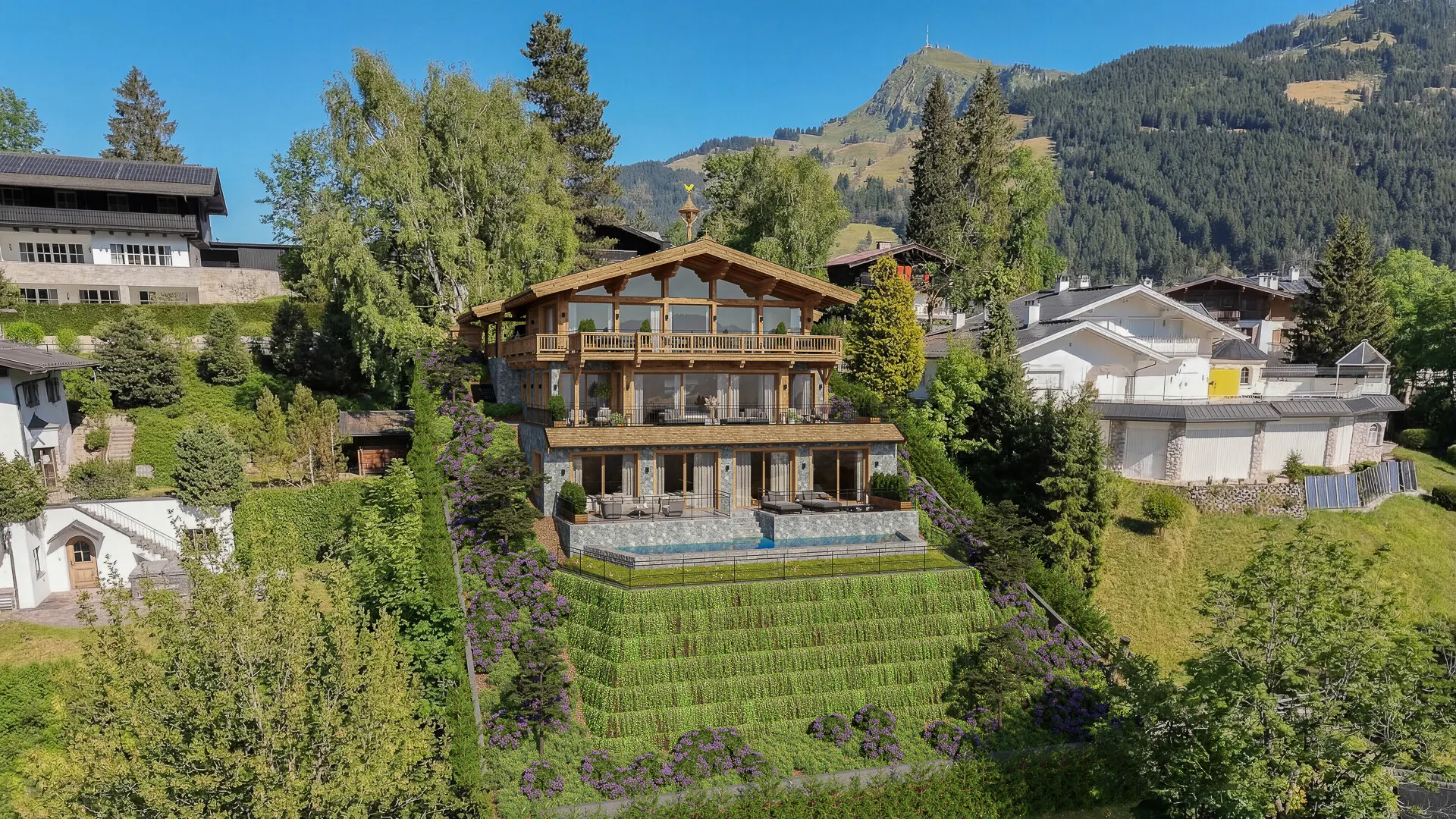 KITZIMMO-Luxusvilla in einzigartiger Toplage am Lebenberg kaufen - Immobilien Kitzbühel.-8