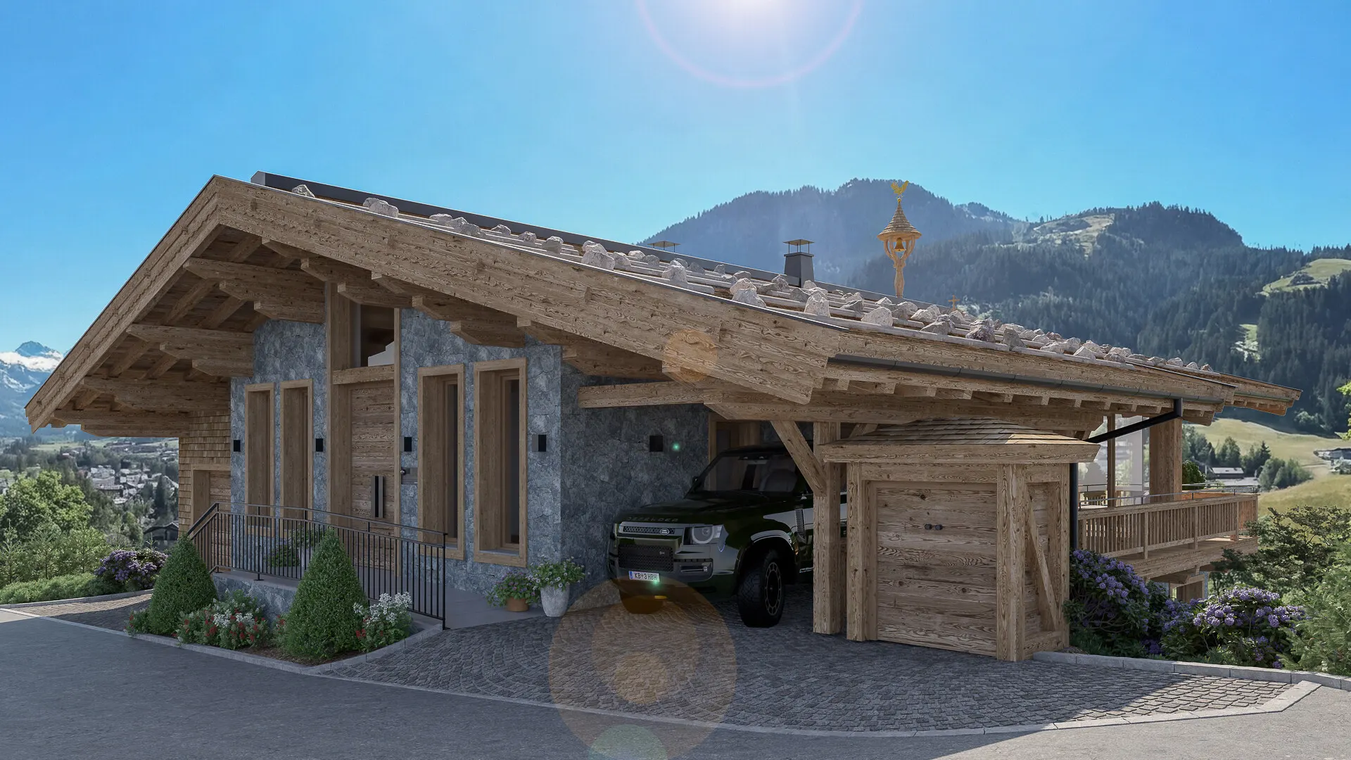 KITZIMMO-Luxusvilla in einzigartiger Toplage am Lebenberg kaufen - Immobilien Kitzbühel.