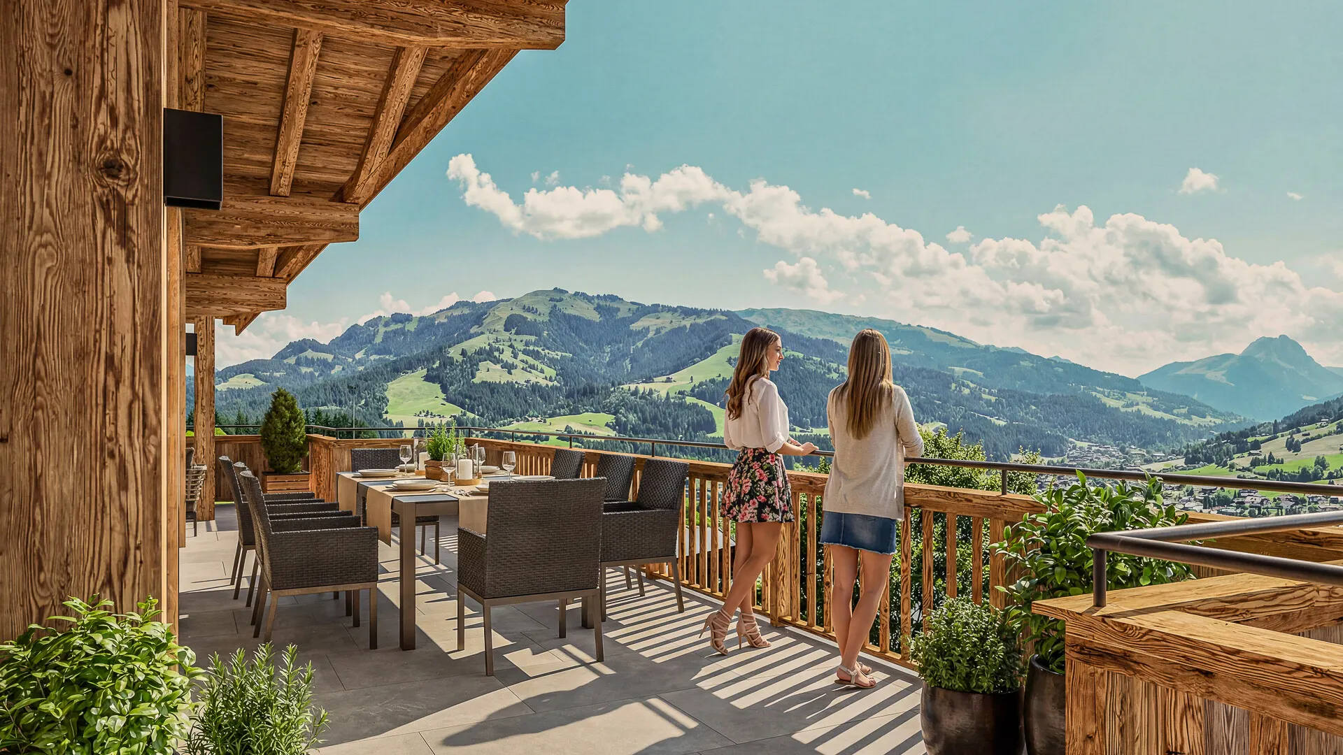 KITZIMMO-Luxuswohnungen in Top-Sonnen-Ruhelage kaufen - Immobilien Kirchberg.