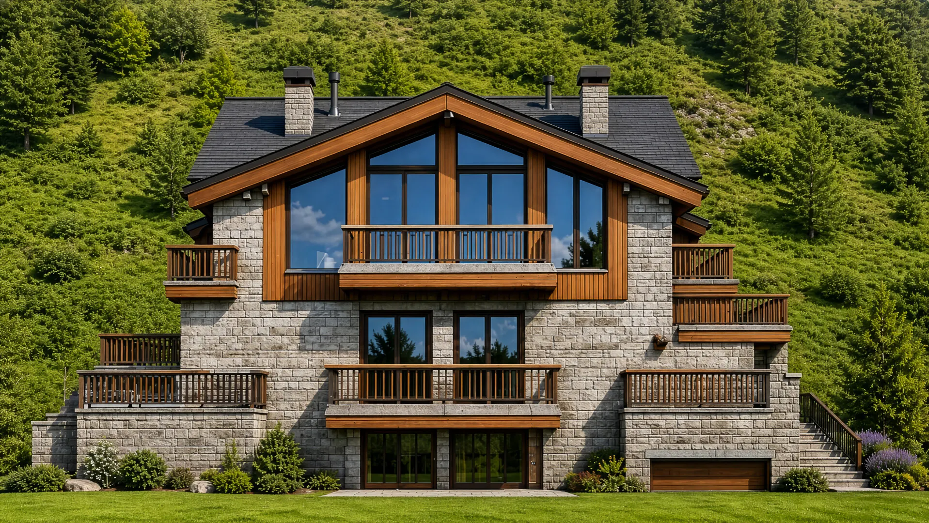 KITZIMMO-Grundstück mit Baugenehmigung für 3-Luxuswohnungen - Immobilien Kitzbühel.-13