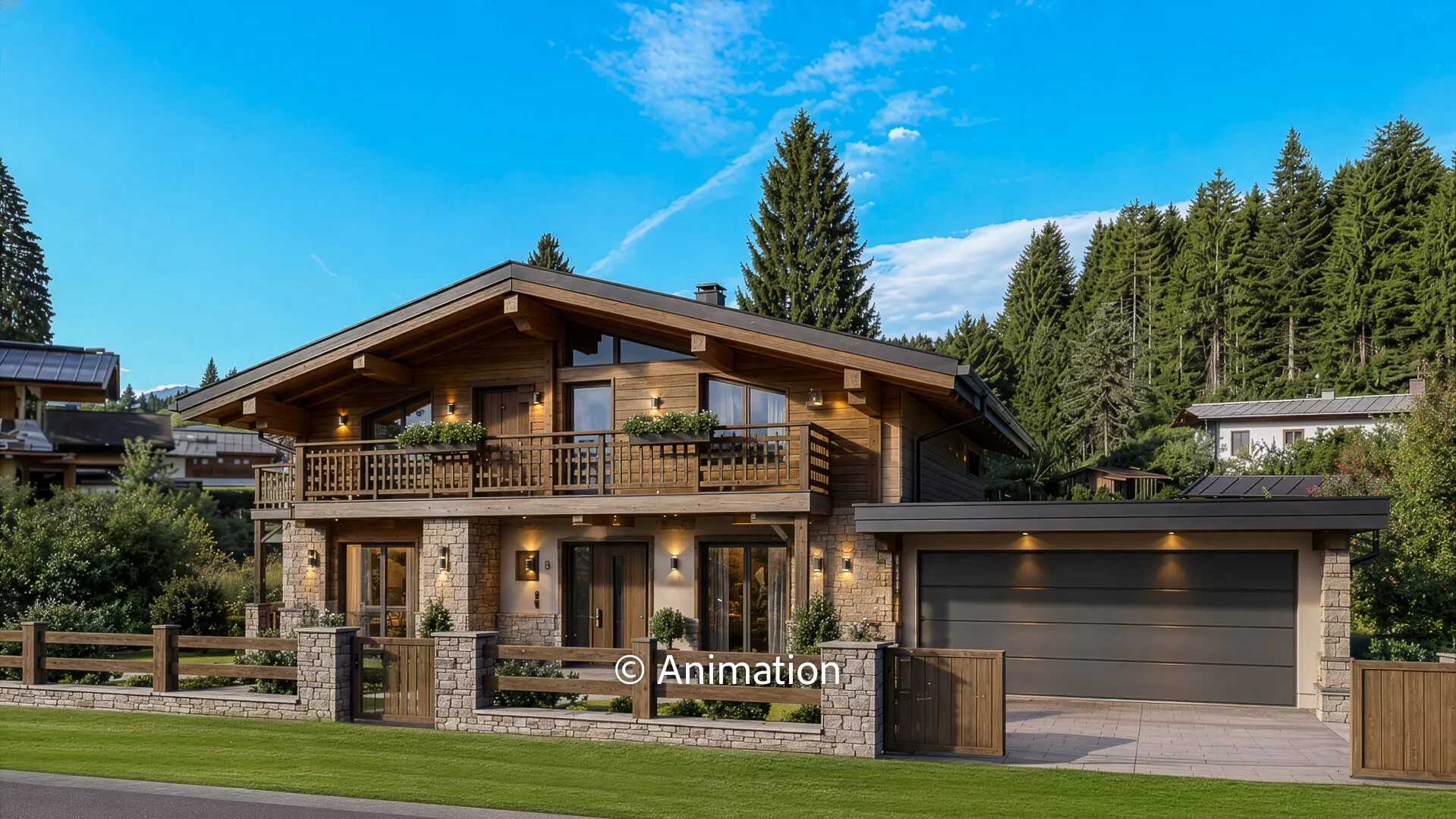 KITZIMMO-Grundstück mit Baugenehmigung für ein exklusives Chalet - Immobilien Oberndorf.