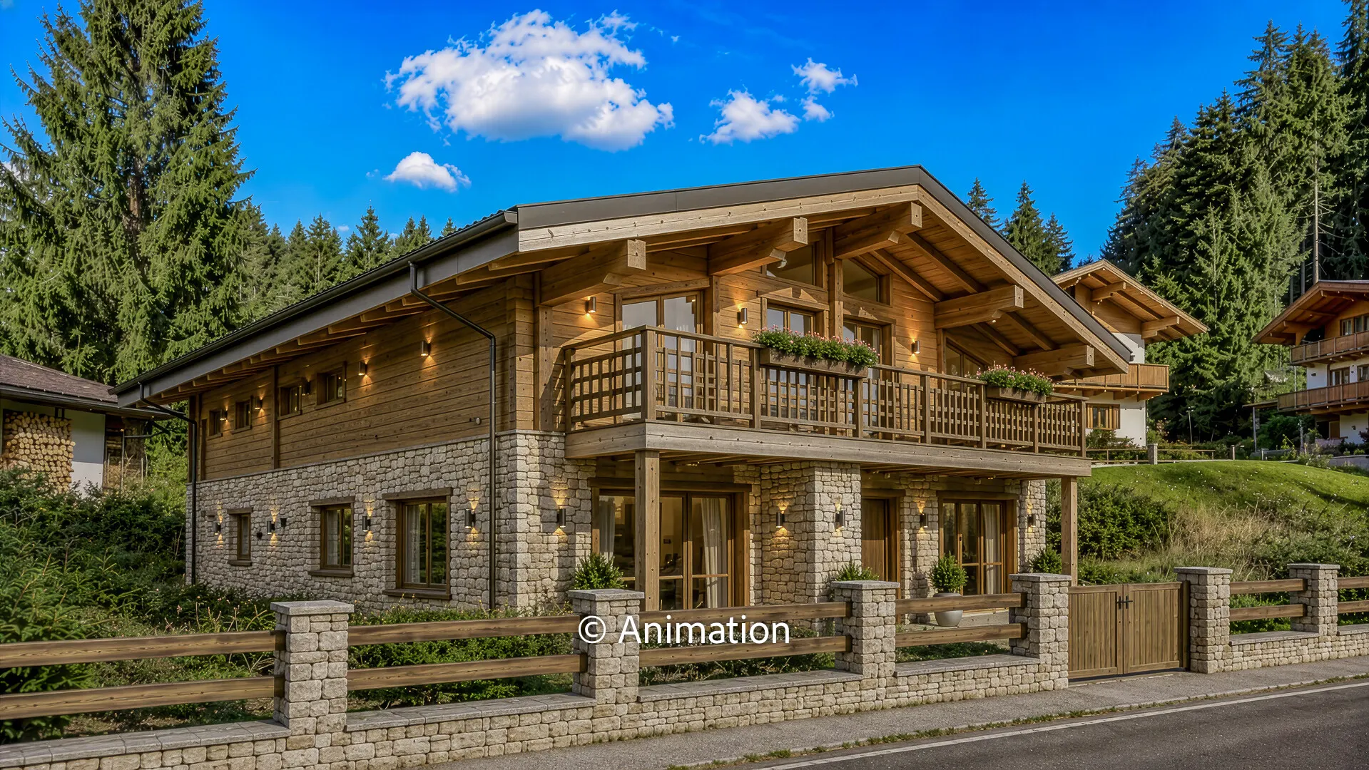 KITZIMMO-Grundstück mit Baugenehmigung für ein exklusives Chalet - Immobilien Oberndorf.