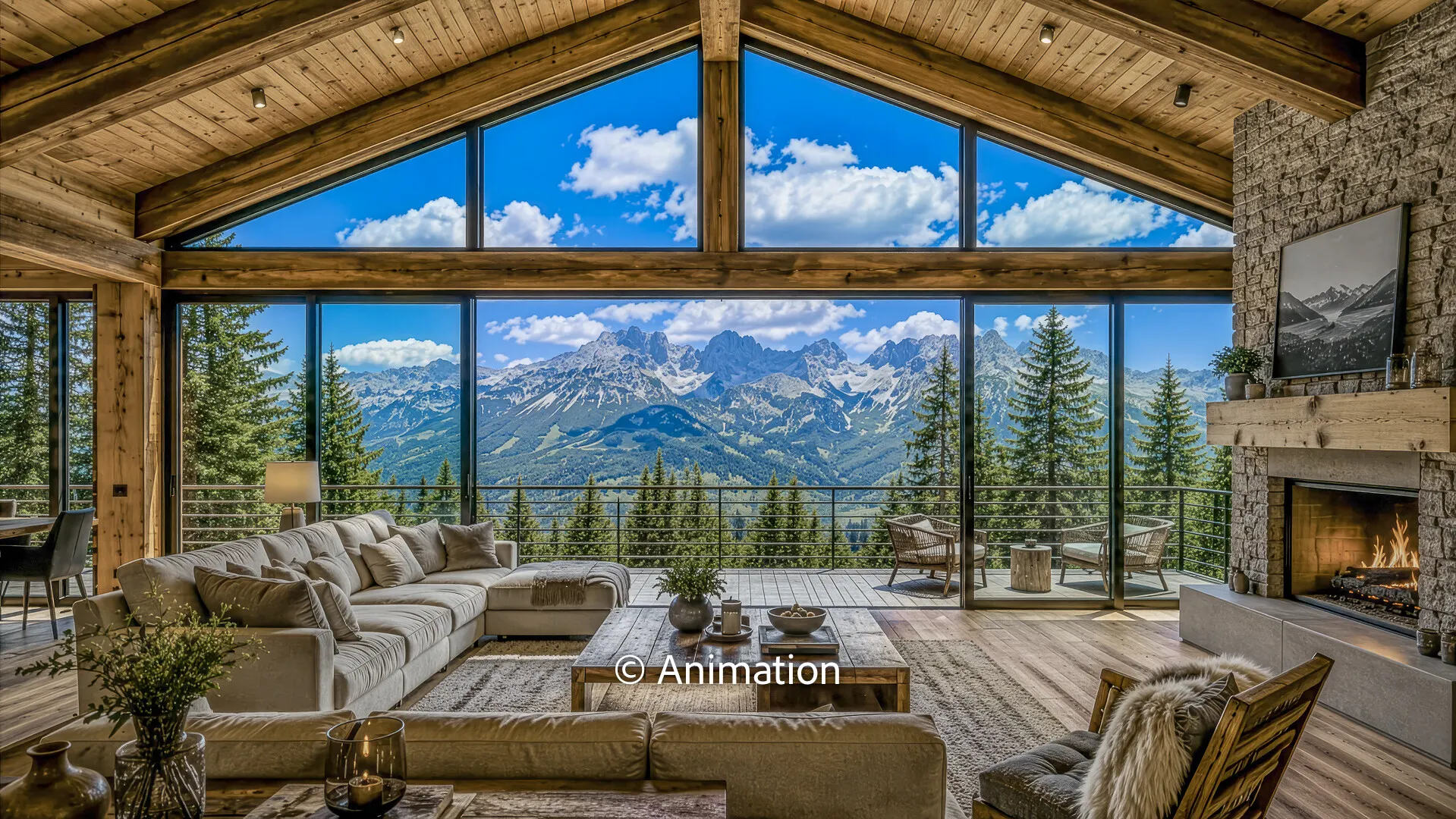 KITZIMMO-Freizeitwohnsitz mit unverbautem Kaiserblick - Ski in / Ski out - Immobilien Ellmau.
