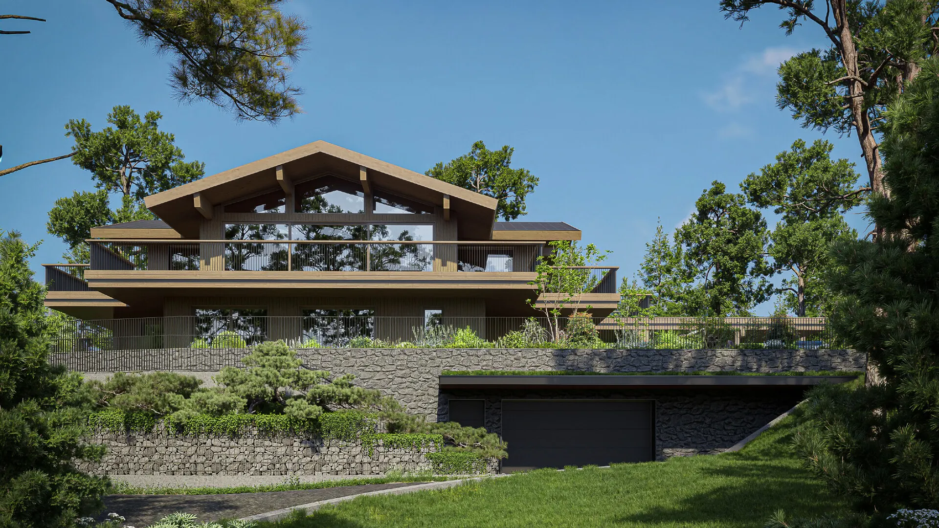 KITZIMMO-Exklusives Grundstück mit genehmigter Luxusvilla - Immobilien Kitzbühel.