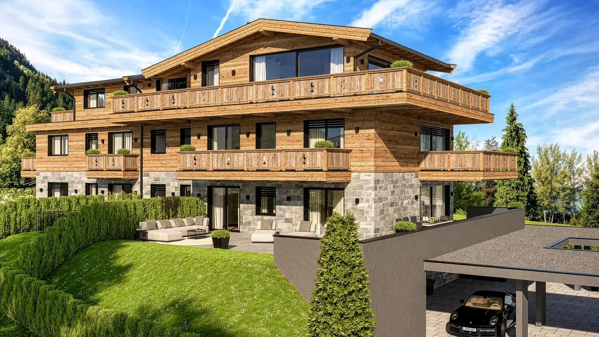 KITZIMMO-Luxuswohnungen am Hahnenkamm kaufen - Immobilien Kitzbühel.