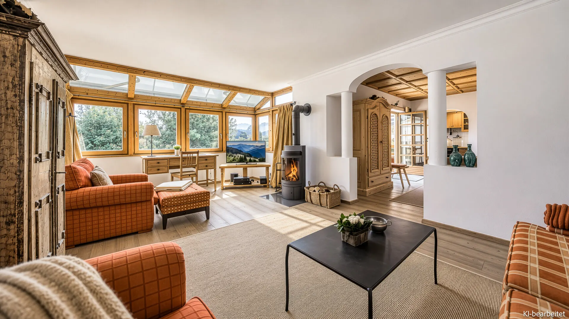 KITZIMMO-Großzügige Wohnung mit schönem Ausblick in Zentrumslage - Immobilien Kitzbühel.